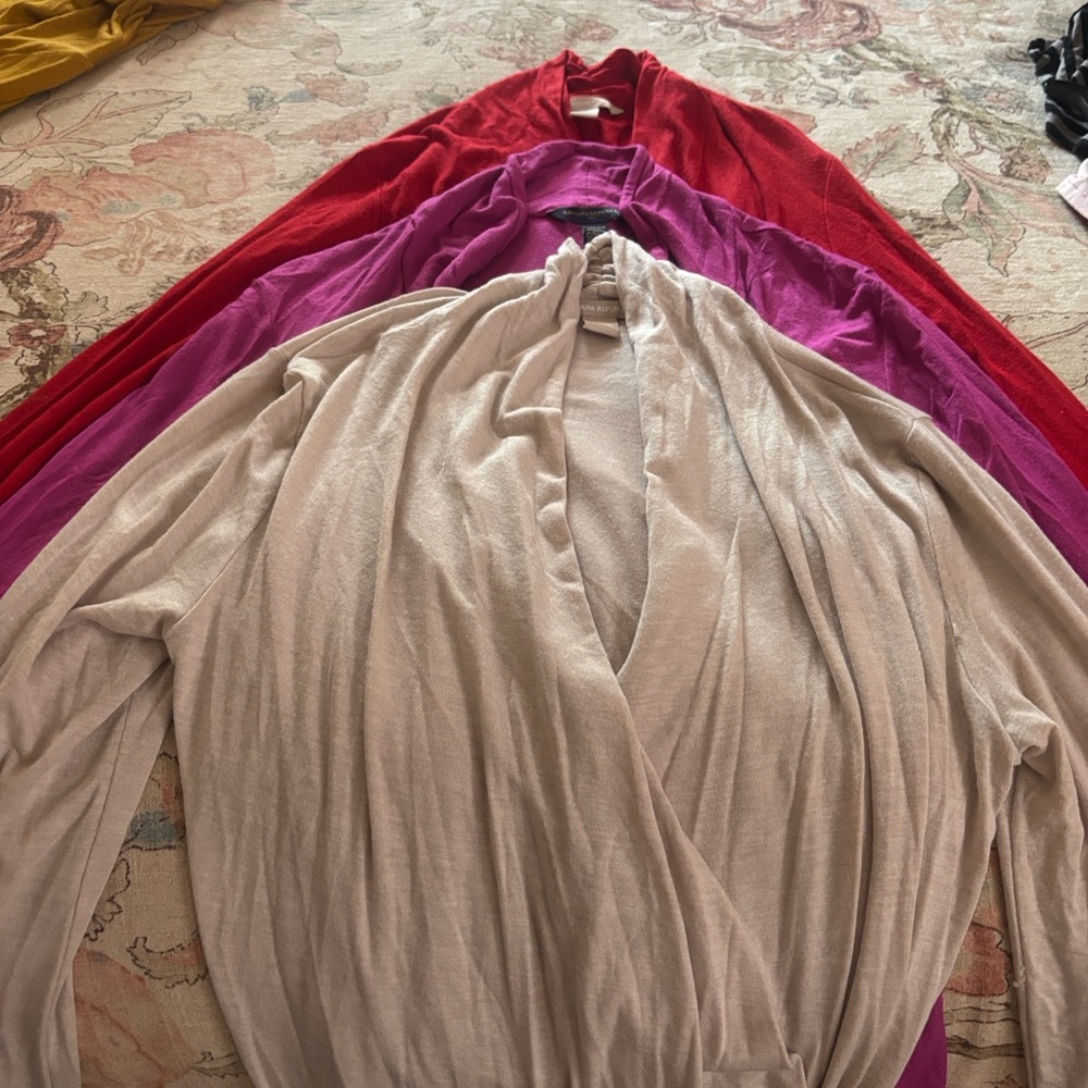 Banana Republic Fuchsia Cardigan